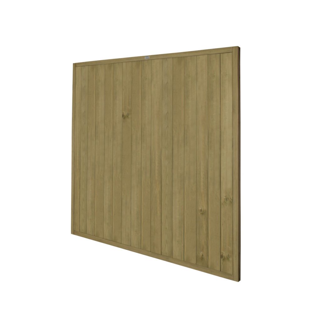 Forest Garden 6ft Pressure Treated Vertical Tongue and Groove Fence Panel – Pack of 4 5013053168165 2